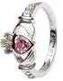 Claddagh Birthstone Ring – October
