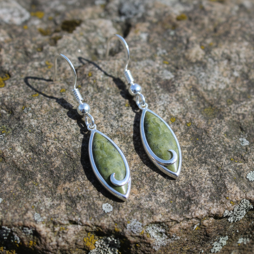 Connemara Marble Drop Earrings