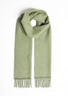 Foxford Lambswool Scarf | Green Melange | Premium Irish Wool