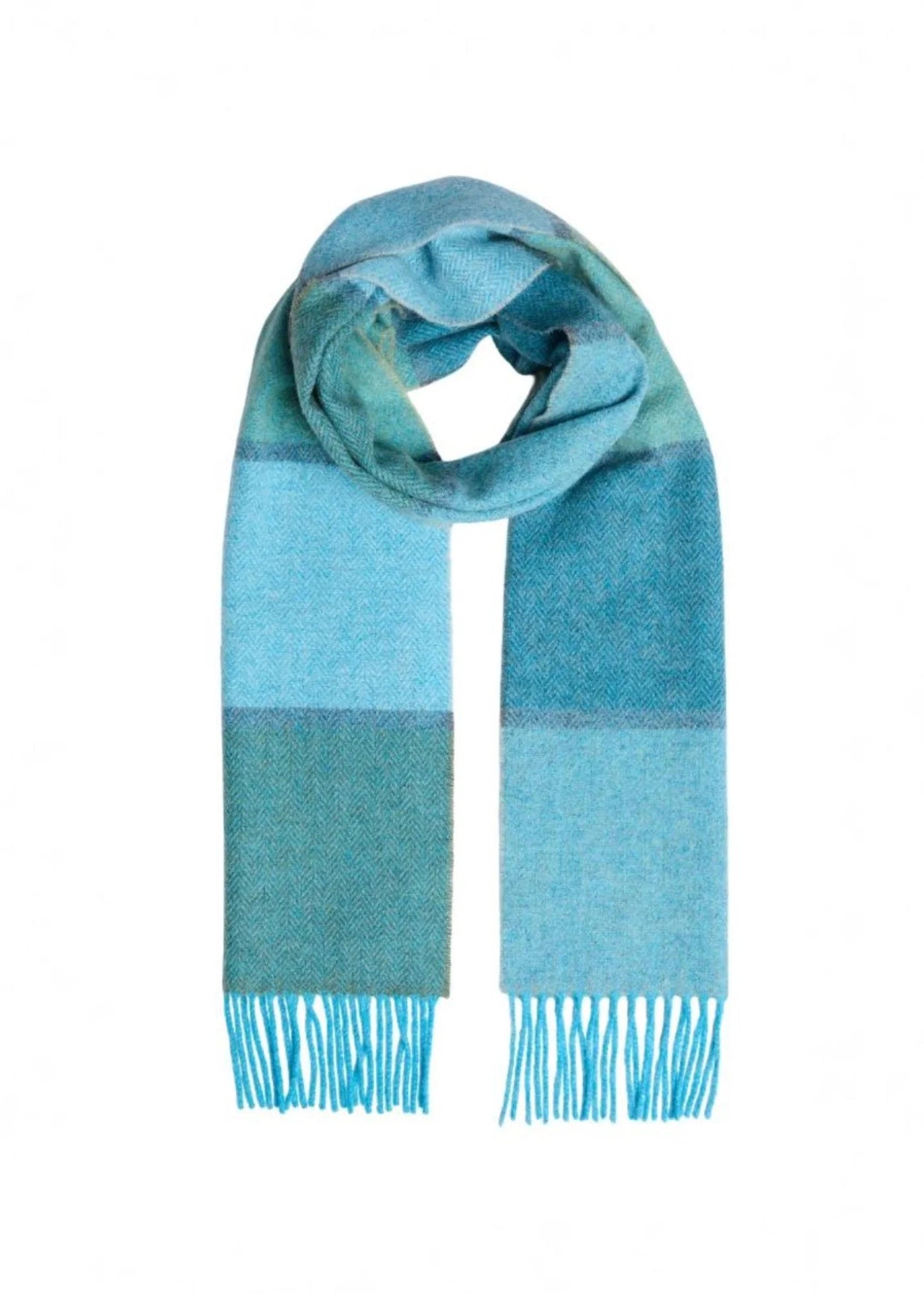 Foxford Lambswool Scarf | Spring Contemapry Stripe
