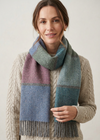 Foxford Lambswool Scarf | Autumn Contemapry Stripe