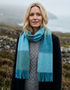 Foxford Lambswool Scarf | Spring Contemporary Stripe