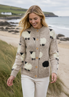Ladies Black Sheep Wool Cardigan | Skiddaw