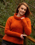 Ladies Wool Tunic Sweater | Orange