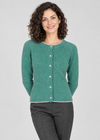 IrelandsEye Killiney Cardigan | Sea Green