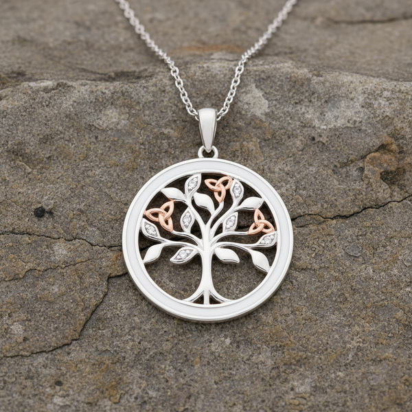 Sterling Silver Celtic Tree of Life Necklace