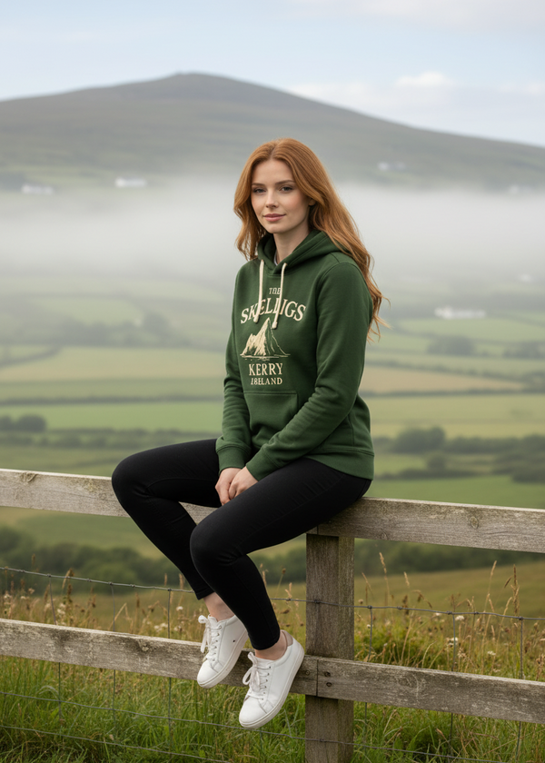 The Skelligs hoodie - countryside setting