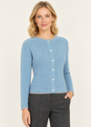 IrelandsEye Women's Killiney Cardigan | Pale Blue Wool-Cashmere Blend