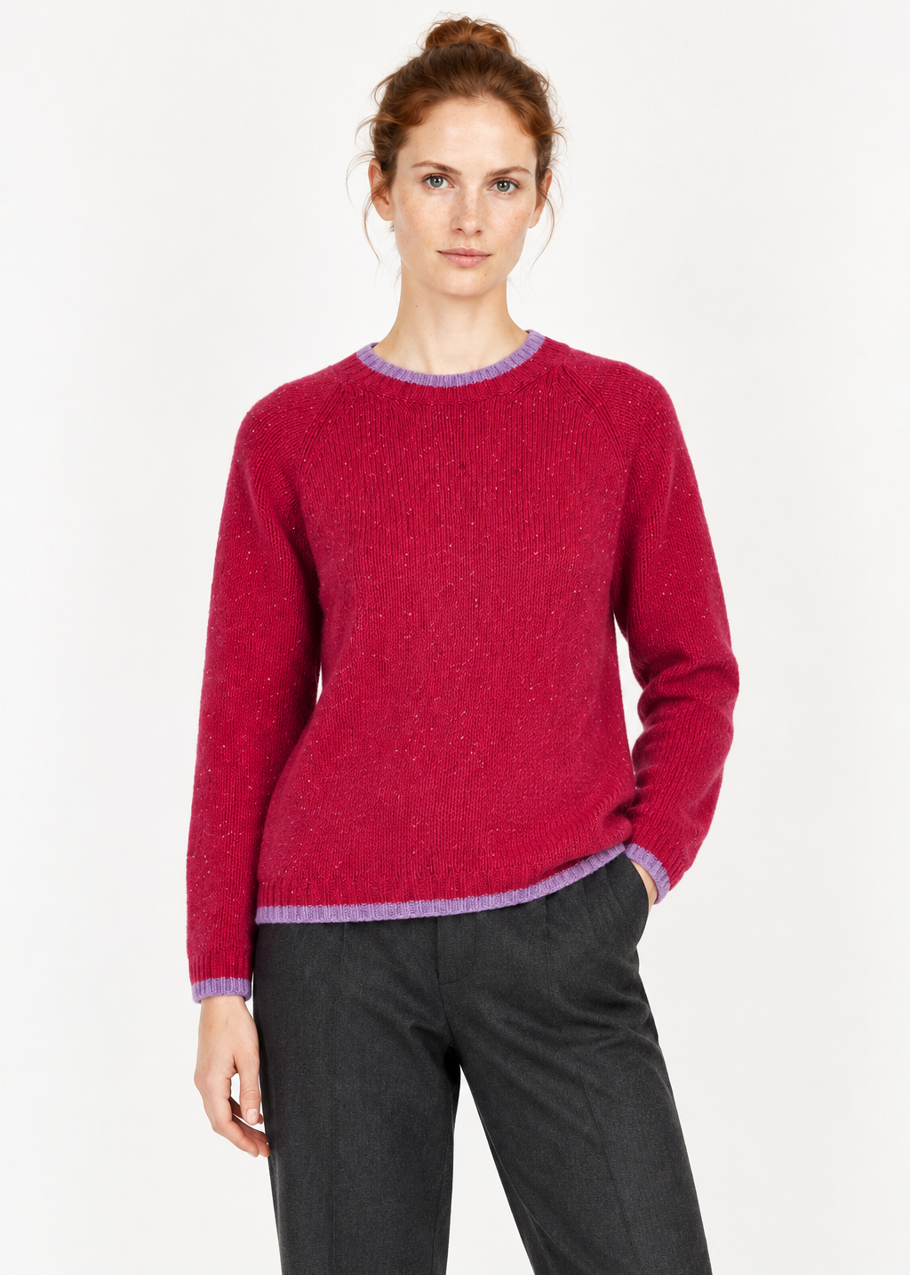 Three-quarter studio pose
