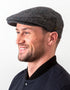 Donegal Tweed Flat Cap | Charcoal Salt & Pepper | 100% Irish Wool