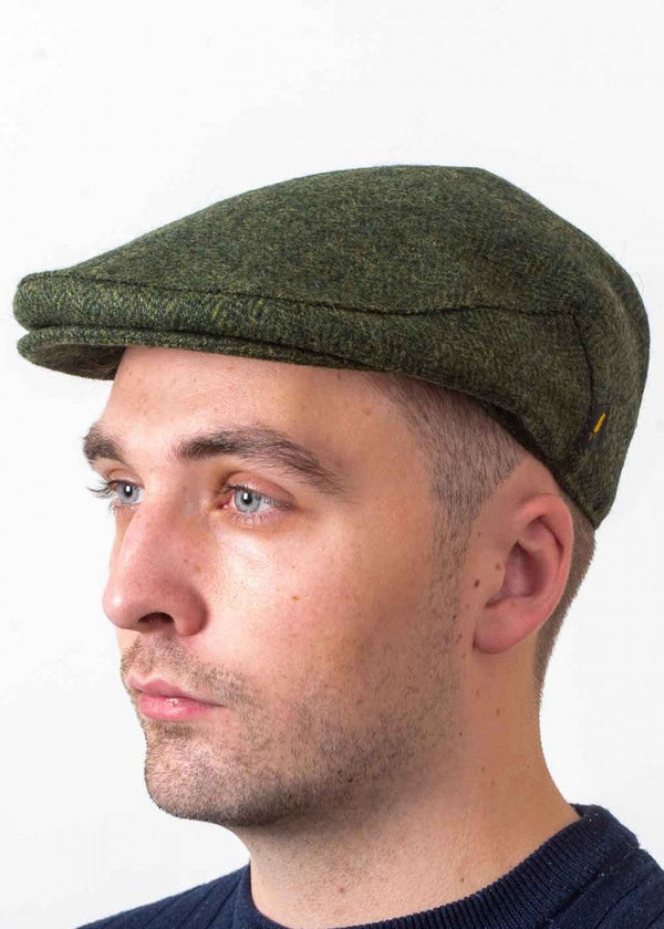 Green Flat Cap | 100% Pure New Wool | Irish Made