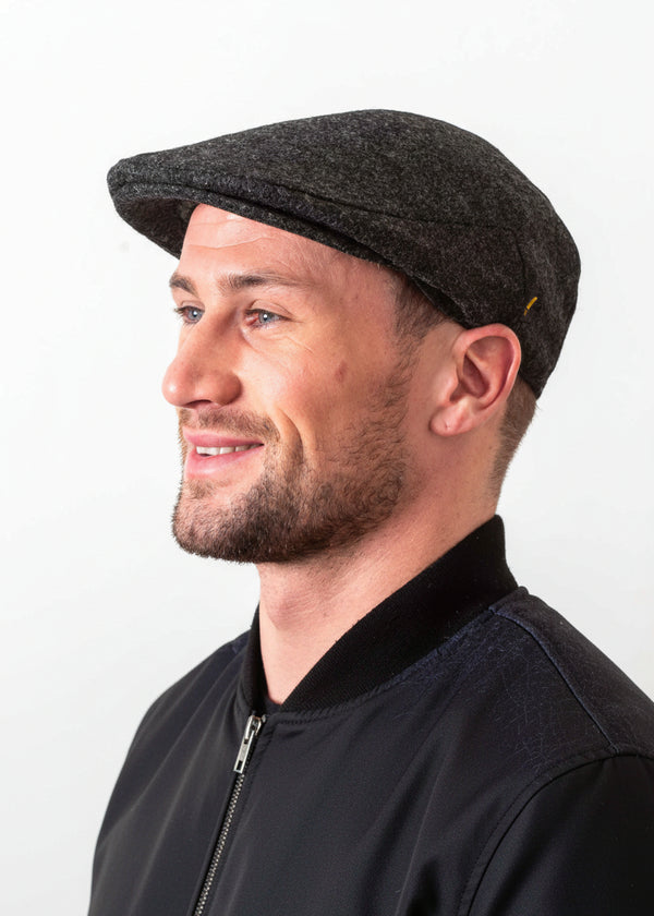Clergy Grey Flat Cap | 100% Pure New Wool | Irish Made