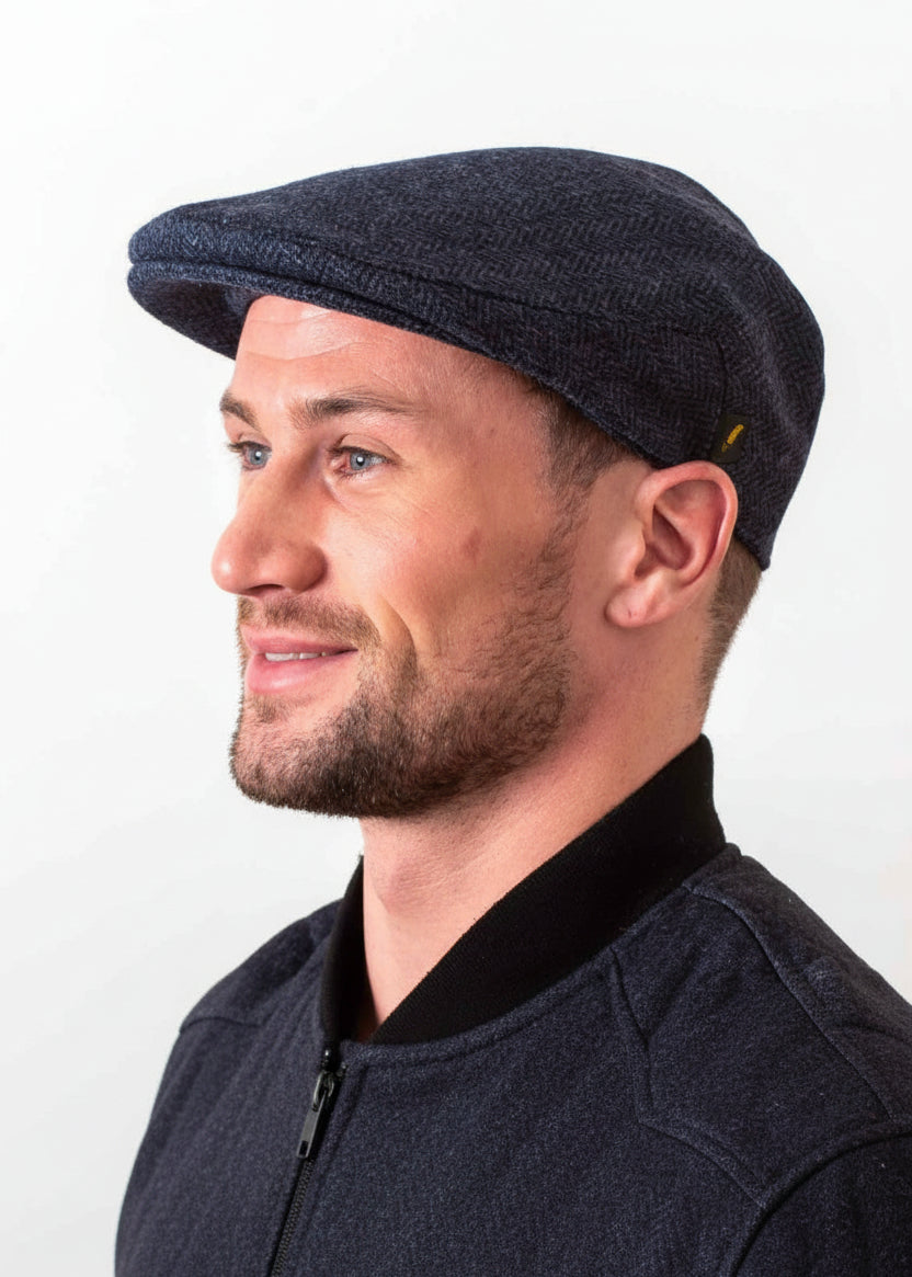 Irish Wool Navy Cap | 100% Pure New Wool | Hatman of Ireland
