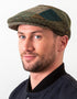 Donegal Tweed Flat Cap | Green Patch | Handcrafted Irish Wool Cap