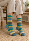 Woman wearing the socks