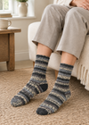 Woman wearing the socks