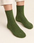 Luxury Irish Wool Blend Socks | Meadow Green