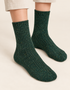 Luxury Irish Wool Blend Socks | Forest Green