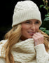 Trellis Aran Hat | Natural