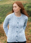 Aran Short Button Cardigan