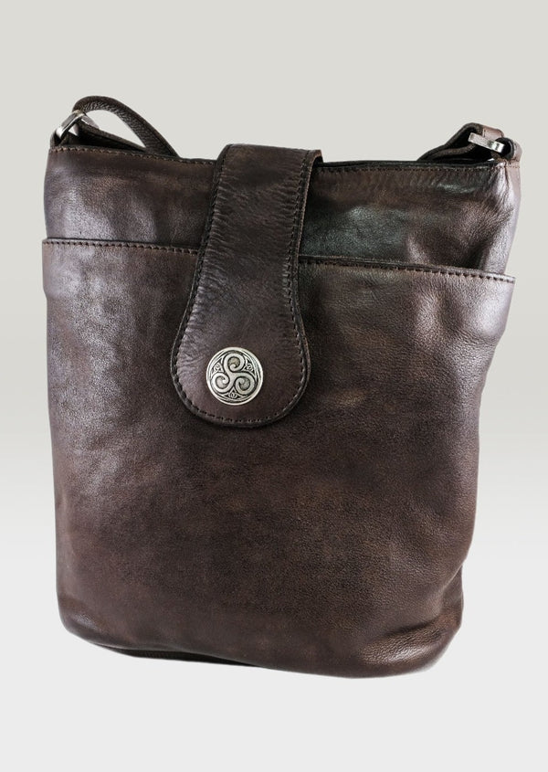 Lee River Leather Torc Bag | Brown