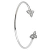 Silver Celtic Trinity Bangle