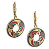Gold Plated Celtic Round Earrings
