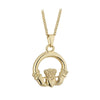 Gold Plated Claddagh Pendant