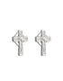 Communion Pearl Cross Earrings