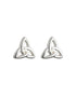 Communion Pearl Trinity Knot Earrings