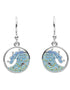 Wave Drop Earrings With Swarovski® Crystals oc113