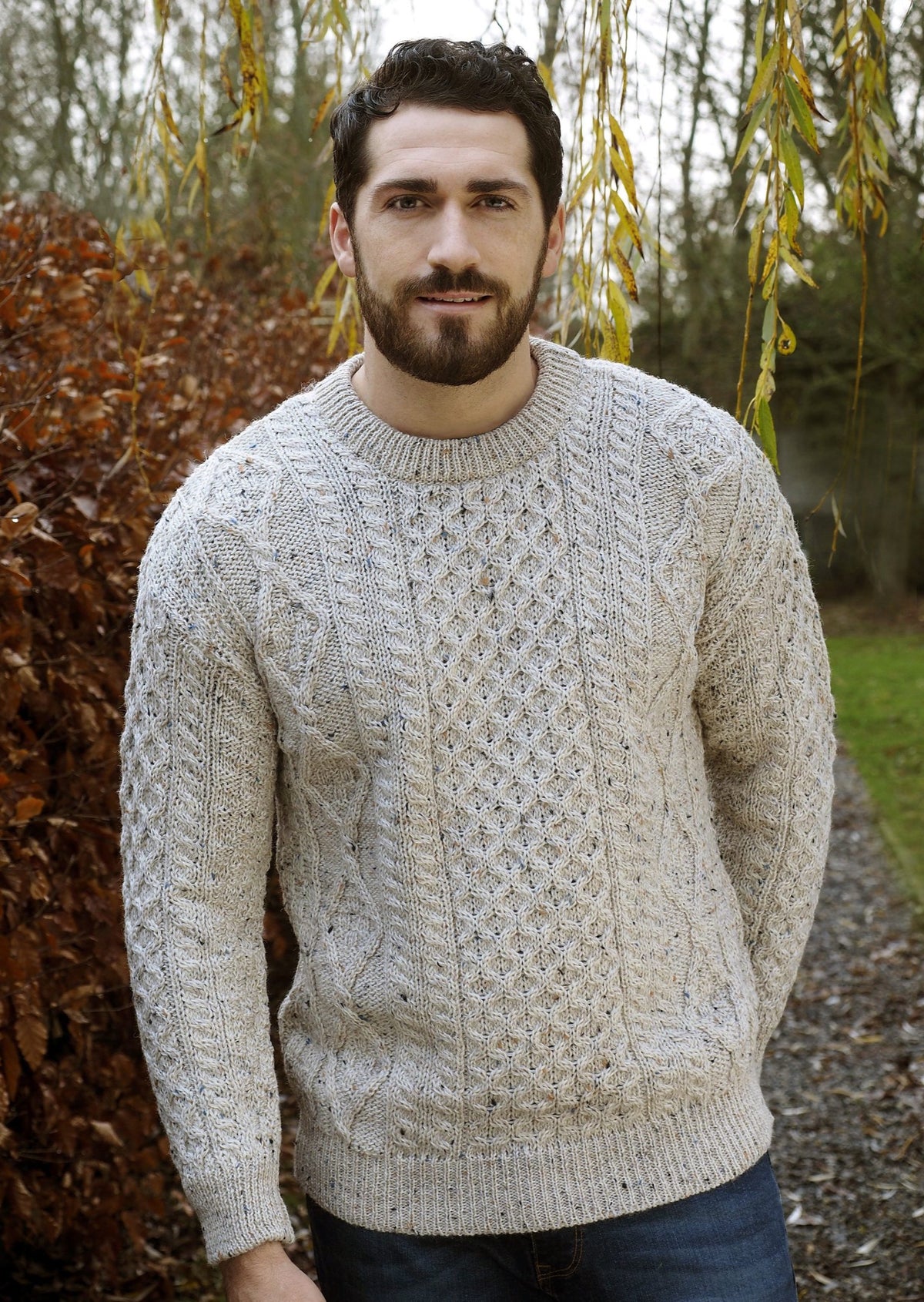 Mens Aran Sweaters | Made in Ireland | 100% Merino Wool