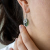 Connemara Marble Tree of Life Dangle Drop Earrings S33769