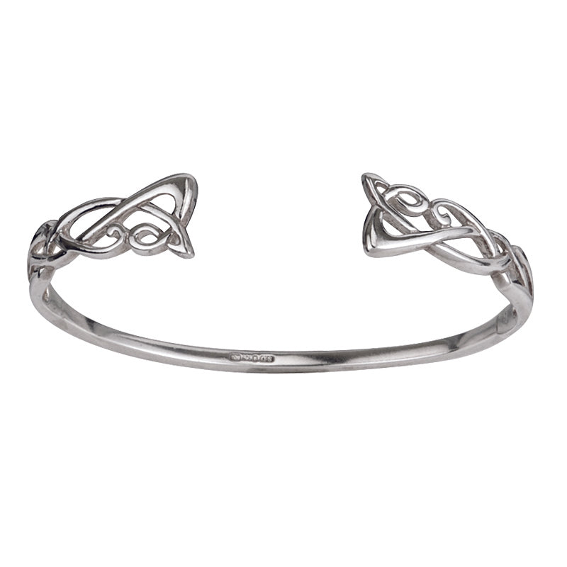 Sterling Silver Torc Bangle