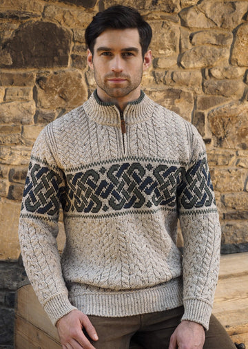 Mens Aran Sweaters | Made in Ireland | 100% Merino Wool
