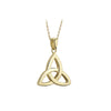 Solvar 14k Gold Trinity Knot Necklace s44175