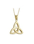 14k Gold Trinity Knot Necklace