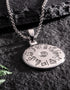 History Of Ireland Sterling Silver Round Pendant