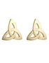 14k Gold Celtic Trinity Knot Stud Earrings
