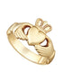 14K Gold Ladies Heavy Claddagh Ring