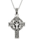 Sterling Silver Unisex Tree of Life Celtic Cross
