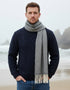 Foxford Cashmere Lambswool Scarf | Charcoal
