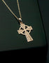 14K Gold Medium Celtic Cross