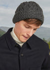 Merino Wool Charcoal Aran Hat