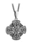 Men's Sterling Silver Celtic Cross Necklace