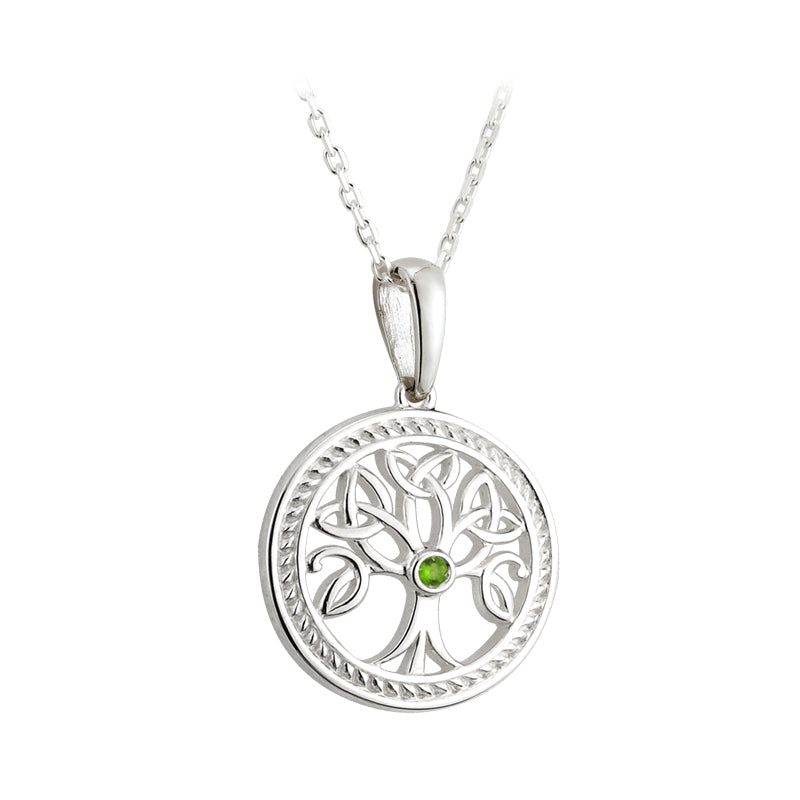 Solvar Sterling Silver Small Tree Of Life Pendant S45365