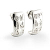 Solvar History of Ireland Sterling Silver Hoop Style Earrings S33420