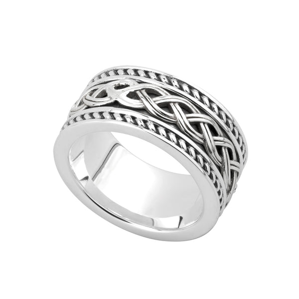 Gents Silver Celtic Knot Ring