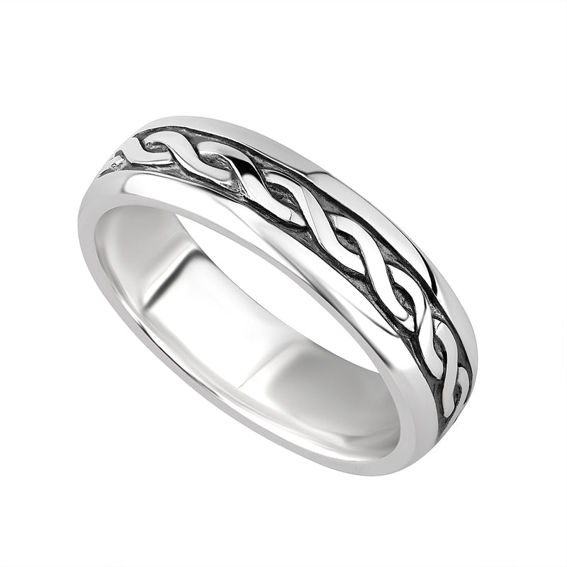 Ladies Silver Celtic Ring