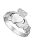 Ladies Sterling Silver Claddagh Ring